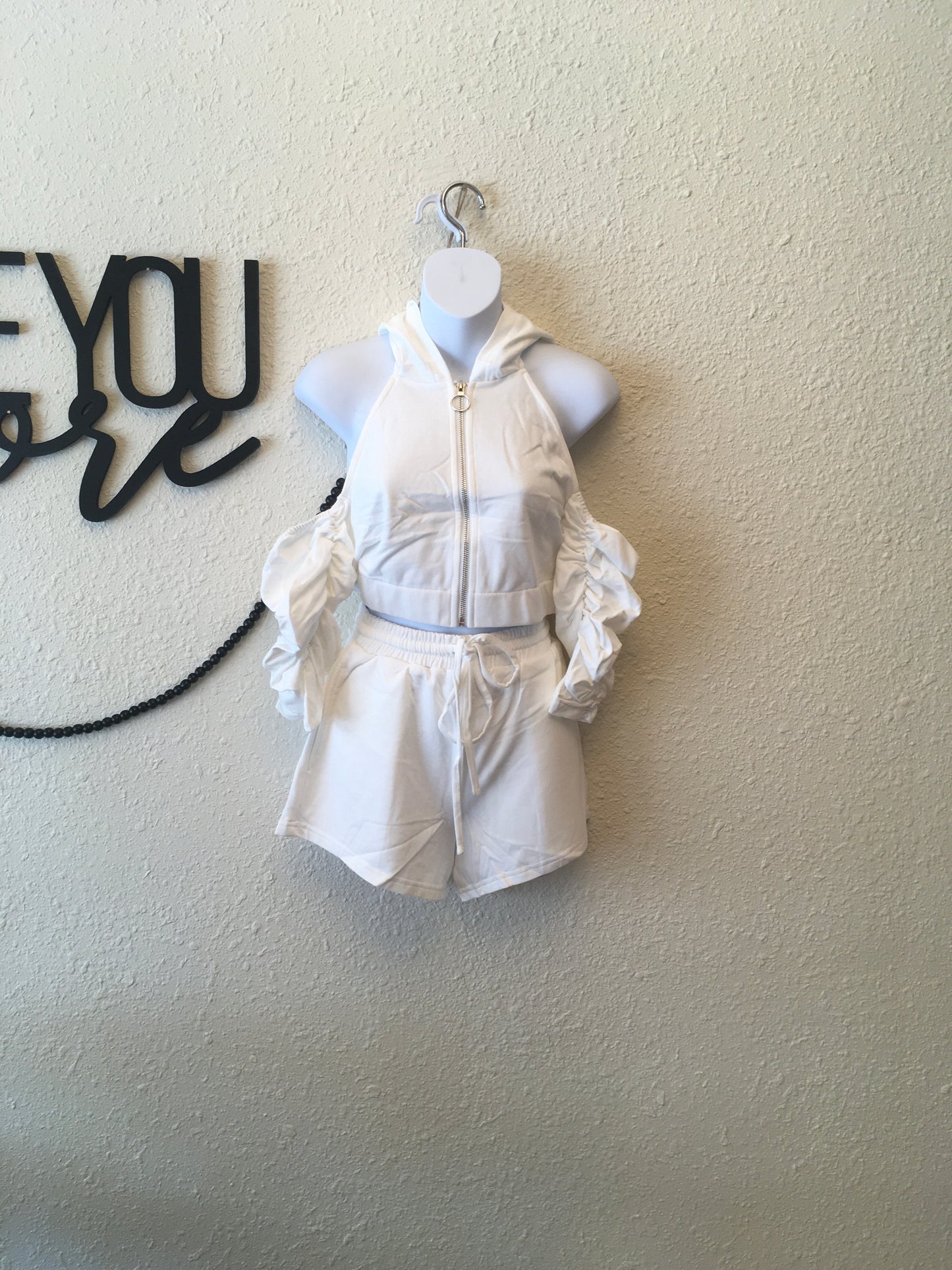 Jude babe white short set