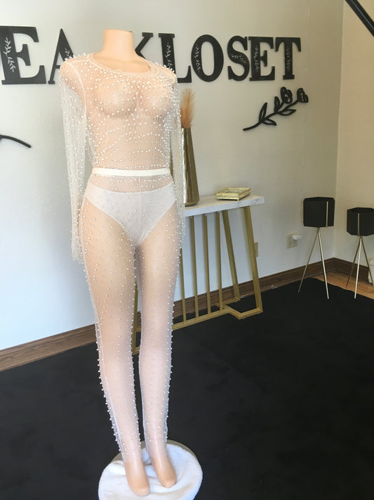 2pc pearl pant set