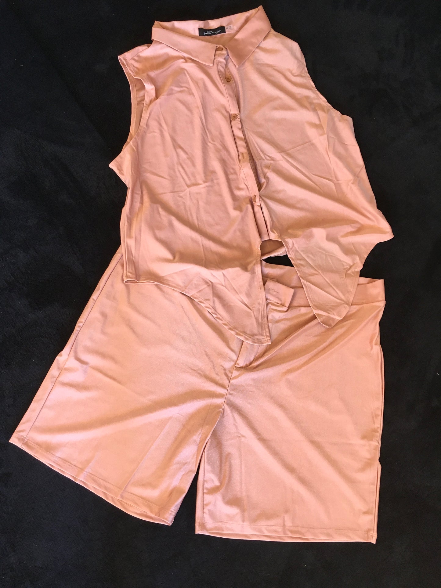 Macchiato 2pc shorts plus size set