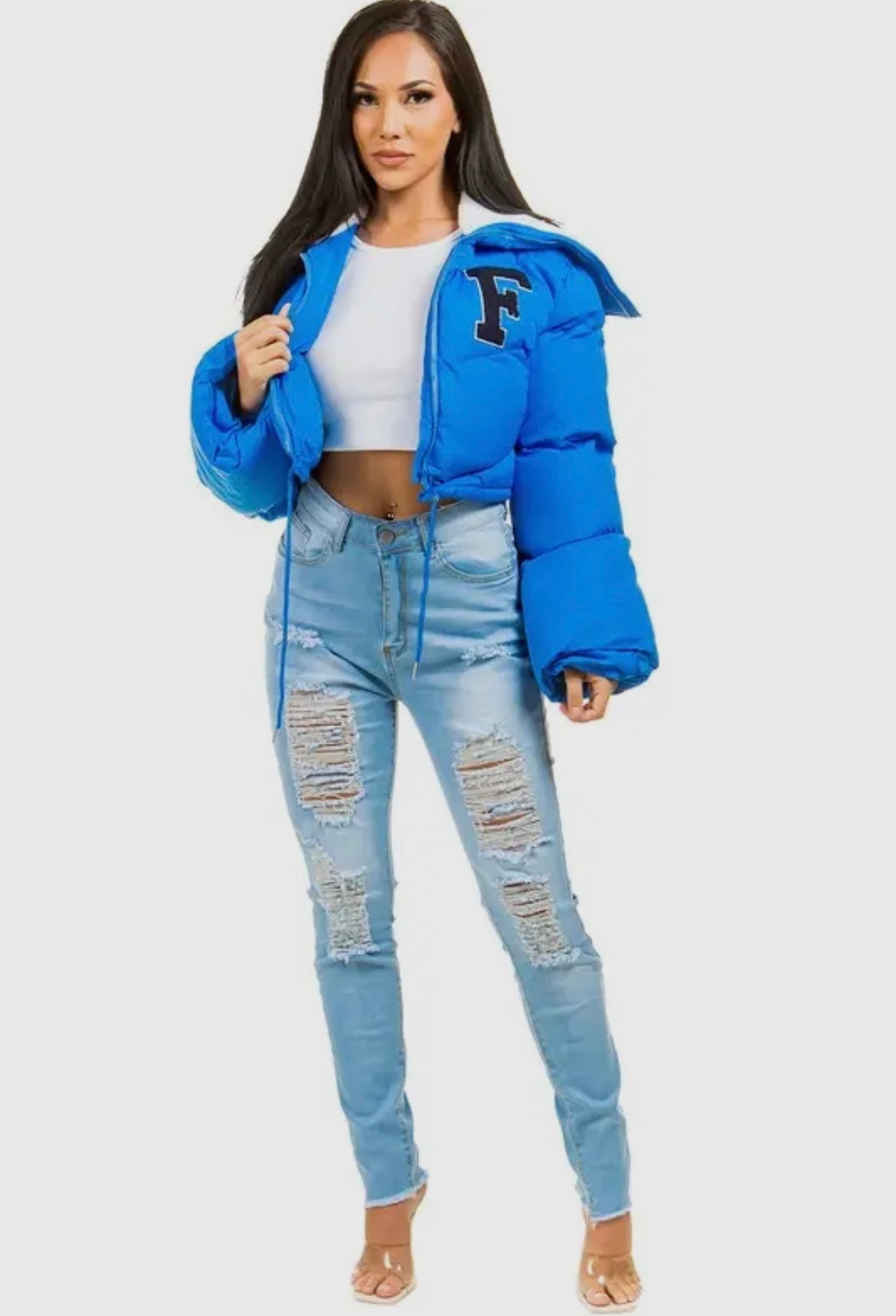 F crop coat