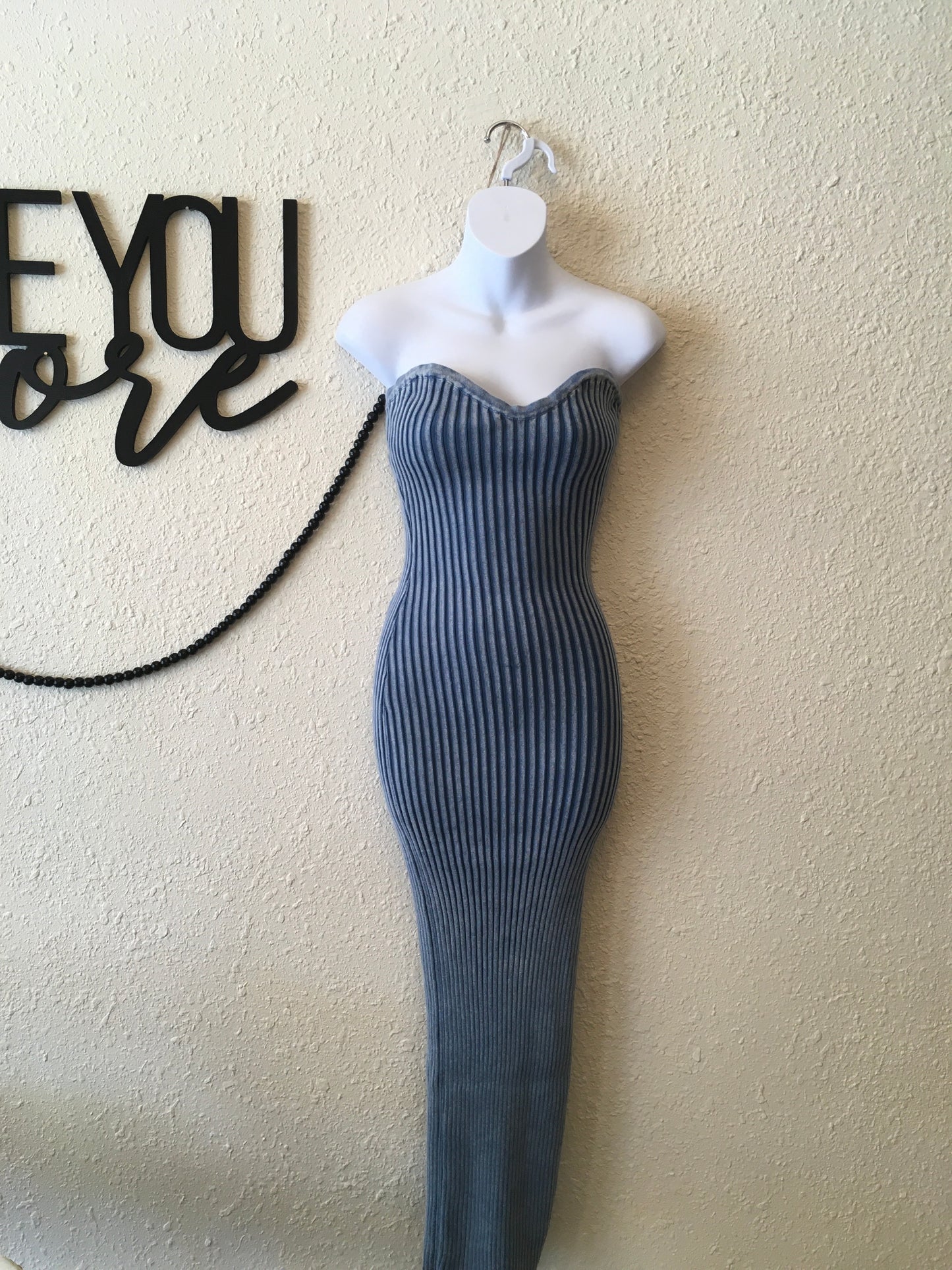 Marina blue dress
