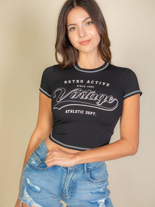 Graphic top