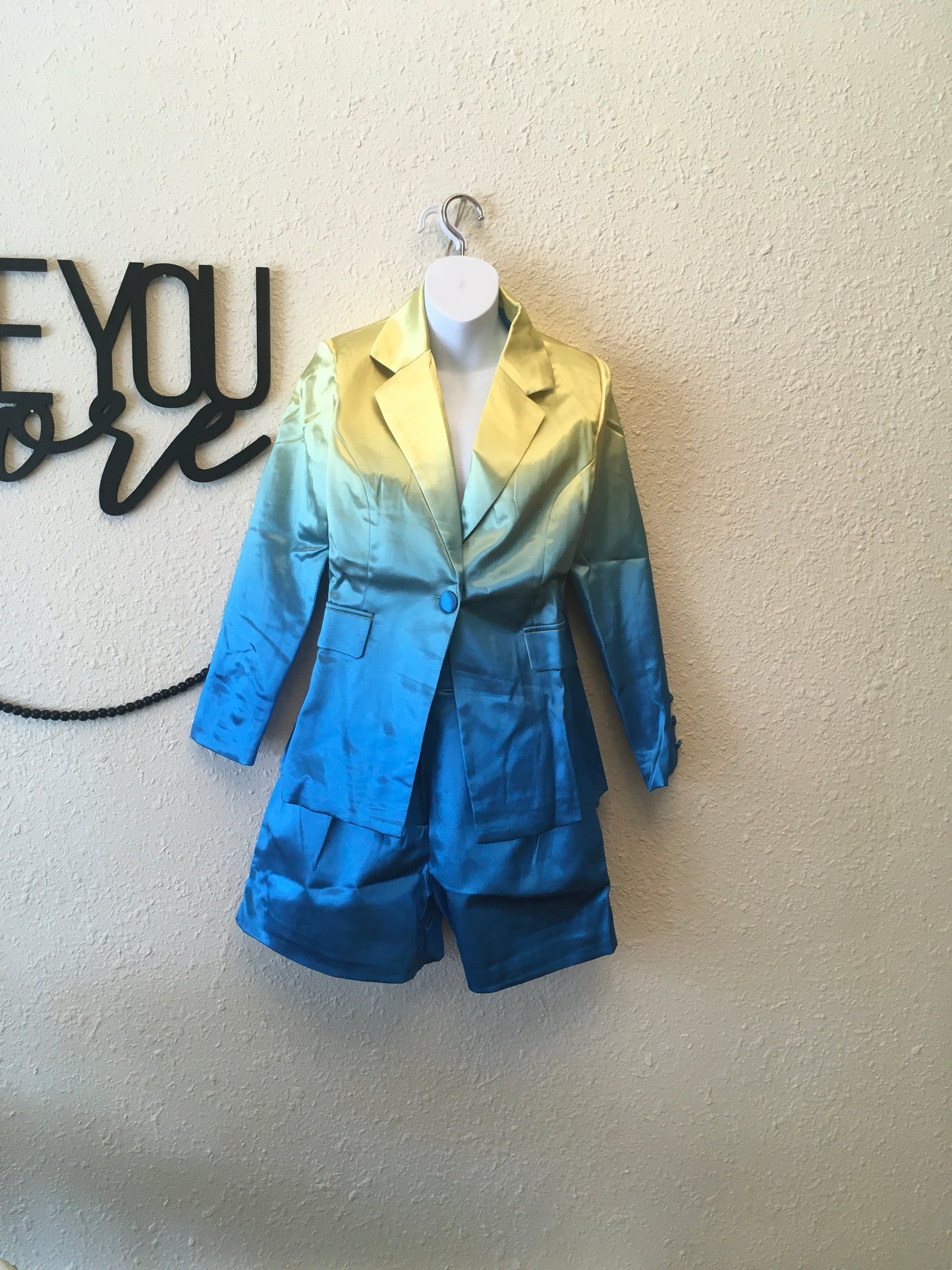 Sunny suit jacket short set