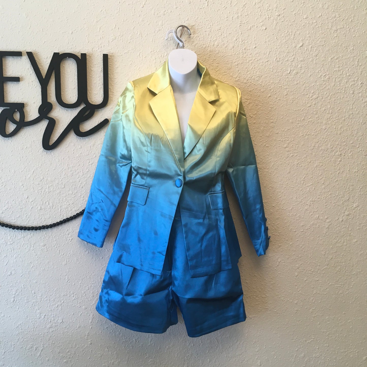 Sunny suit jacket short set
